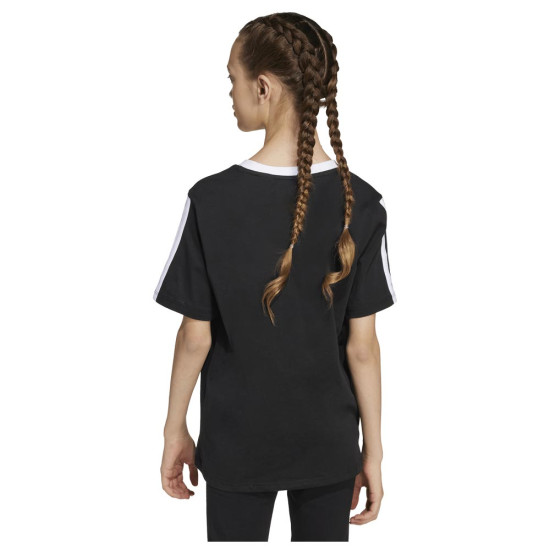 Adidas Παιδική κοντομάνικη μπλούζα Essentials 3-Stripes Boyfriend Tee